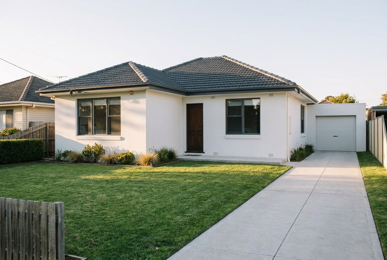 Exterior after