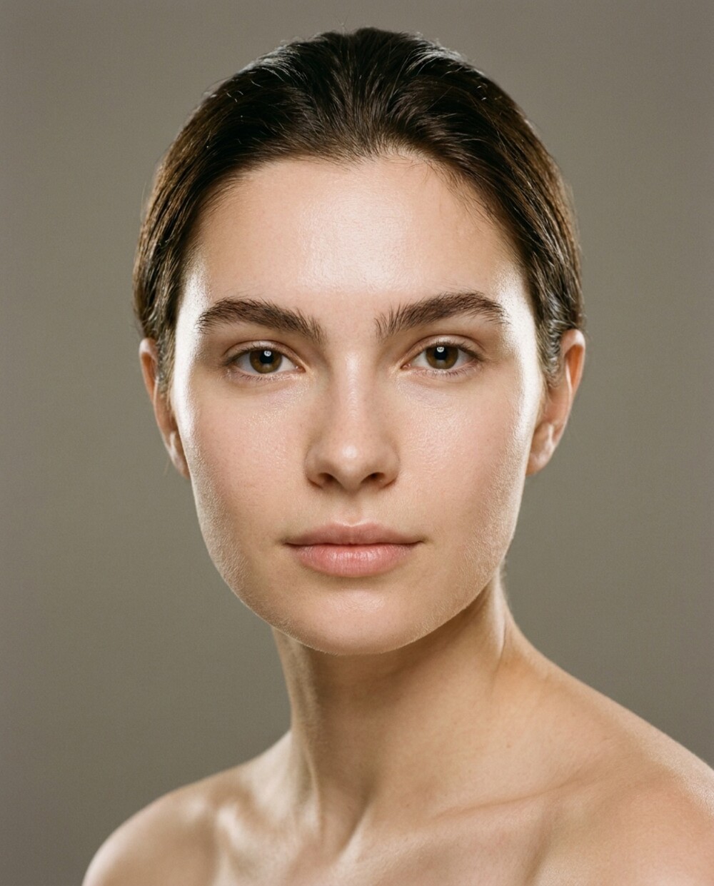 Makeup before
