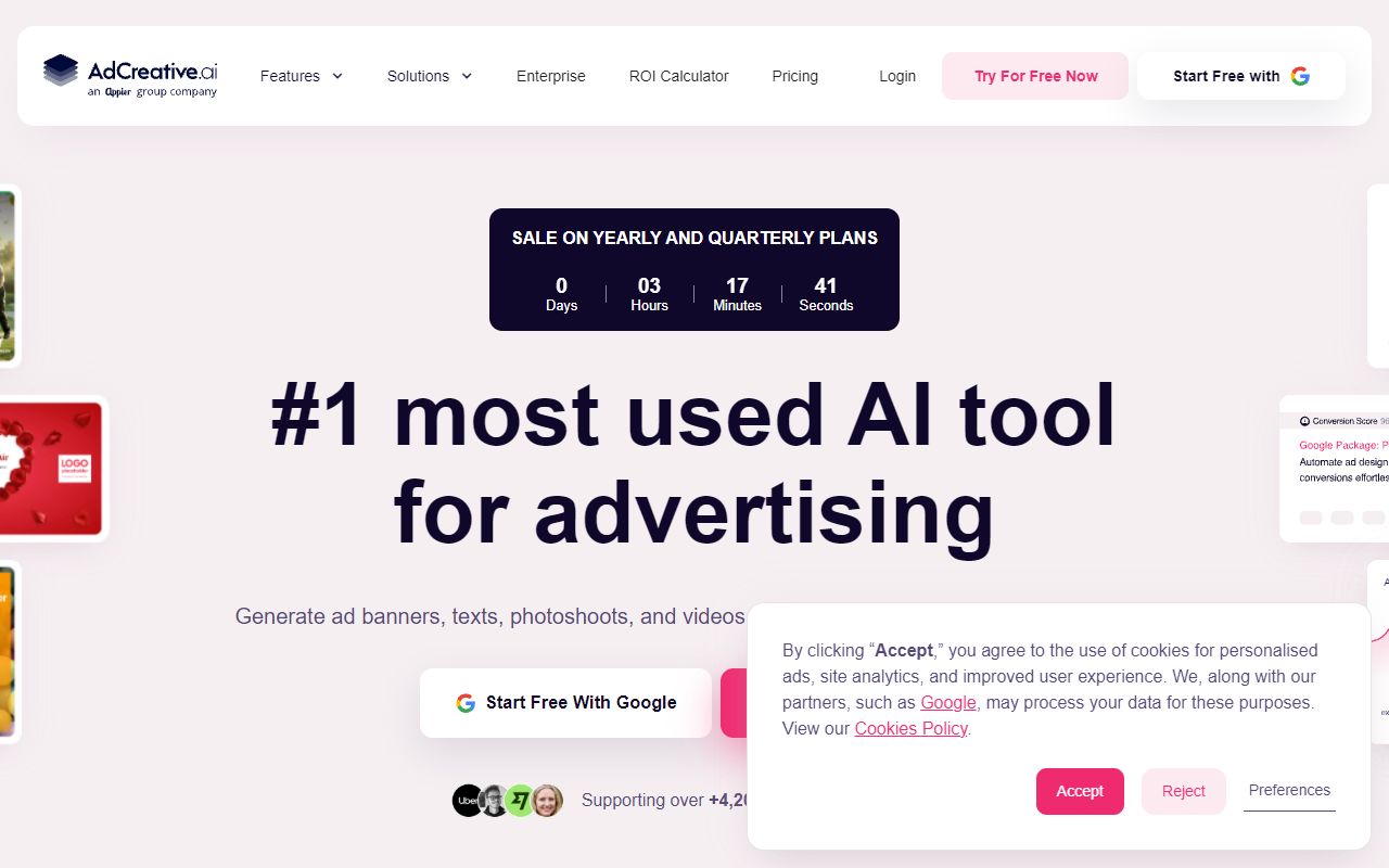 Adcreative.ai screenshot