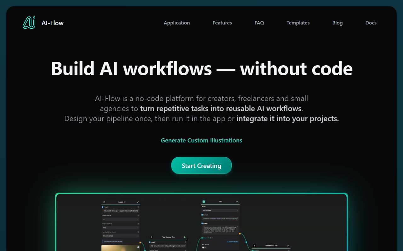AI-Flow screenshot