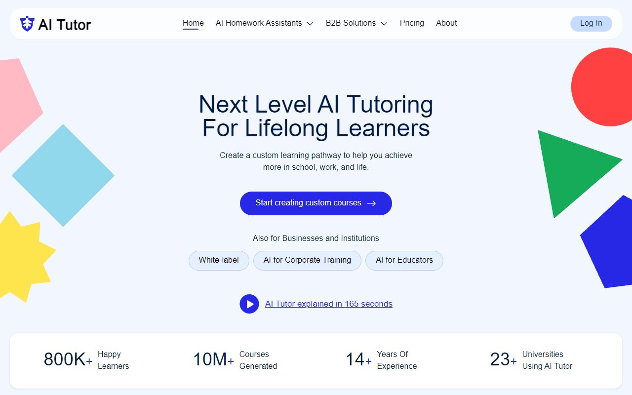 AI Tutor screenshot
