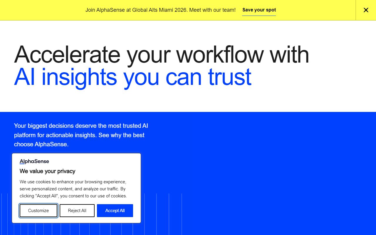 AlphaSense screenshot