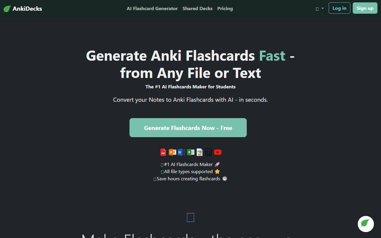 AnkiDecks AI screenshot