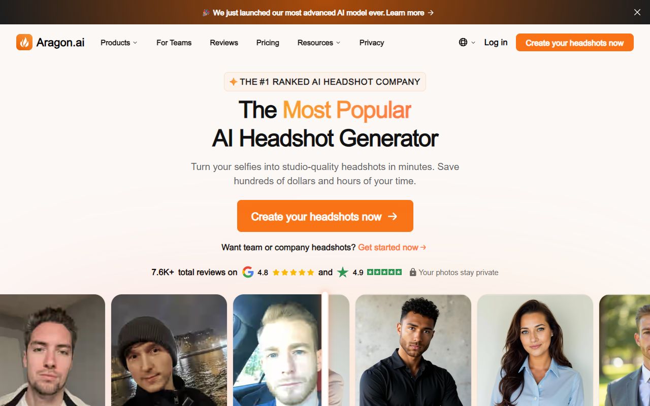 Aragon AI screenshot