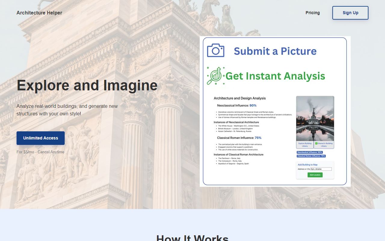 Architecture Helper screenshot