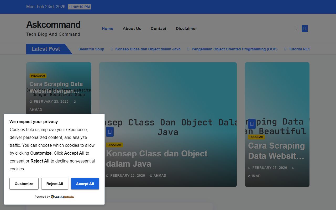 Ask Command screenshot