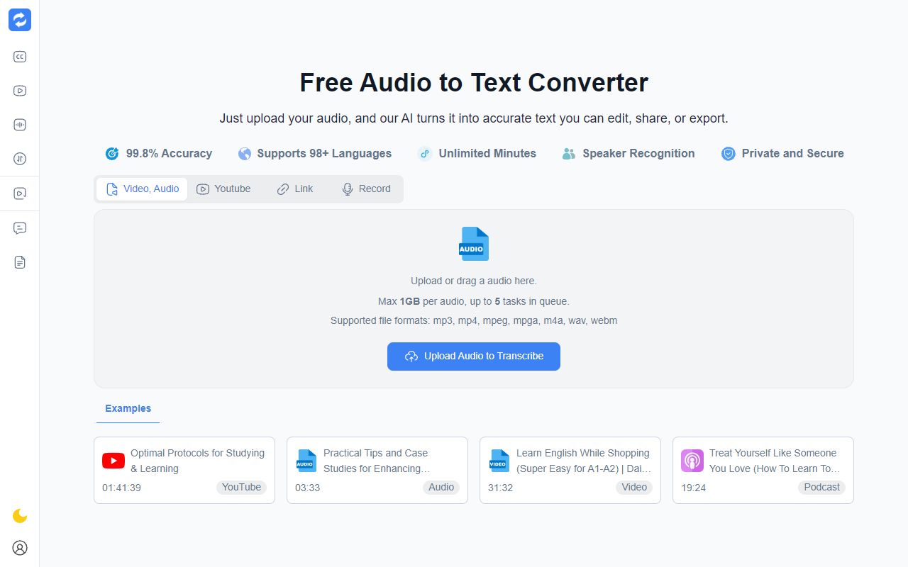 Audio Converter screenshot