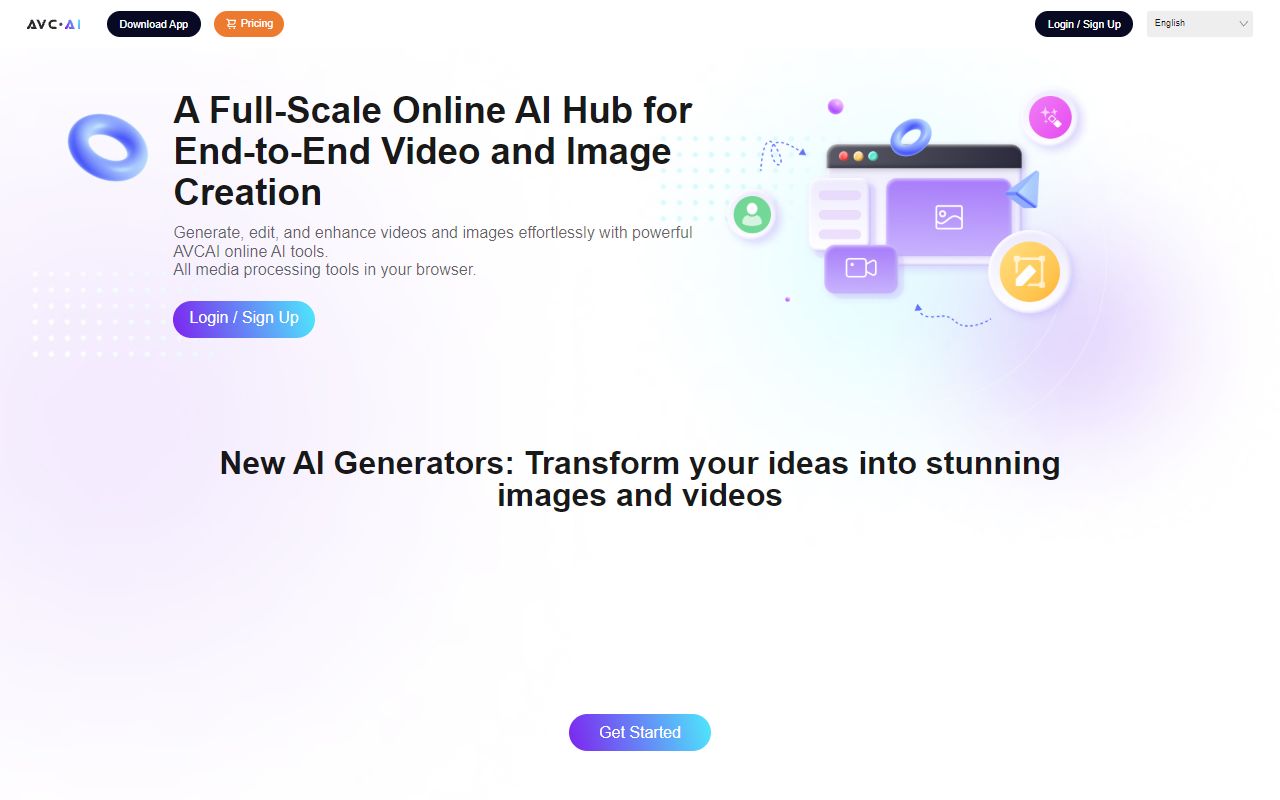 AVC AI - website preview