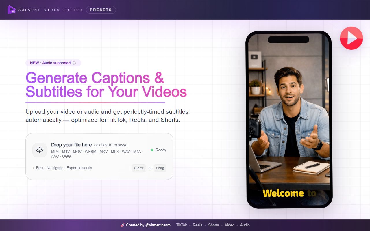 Awesome Video Editor screenshot
