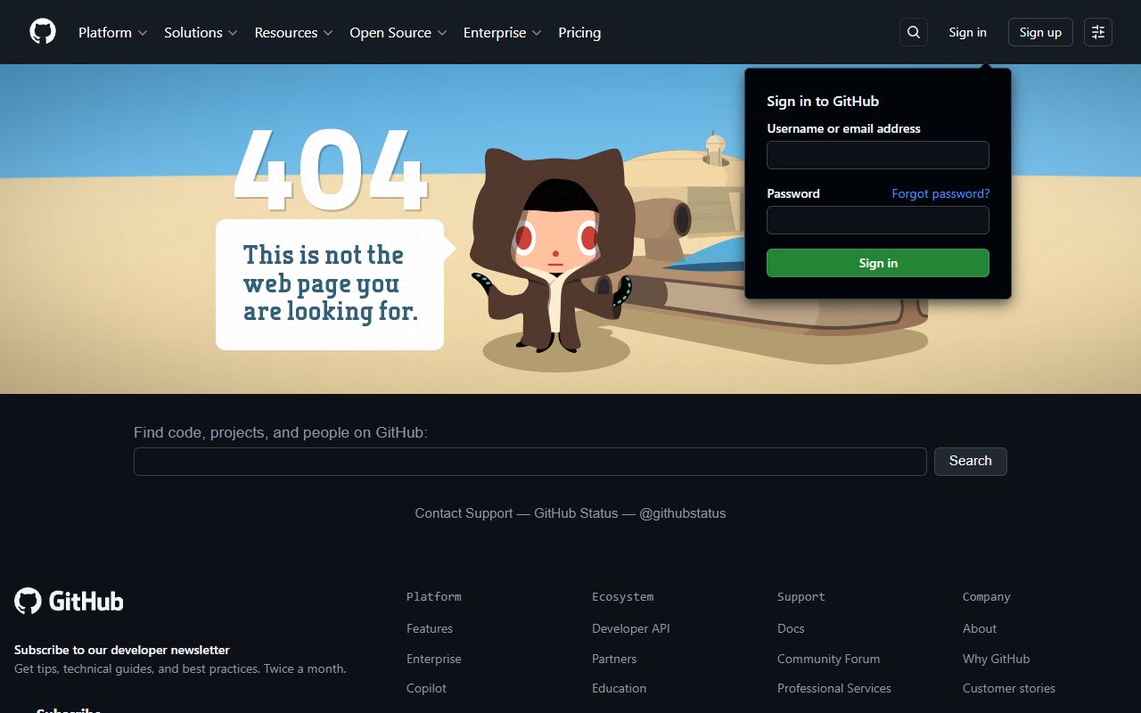 Big Sleep - website preview