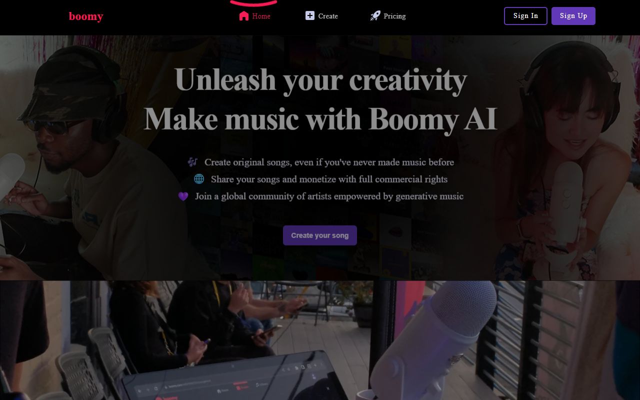 Boomy screenshot