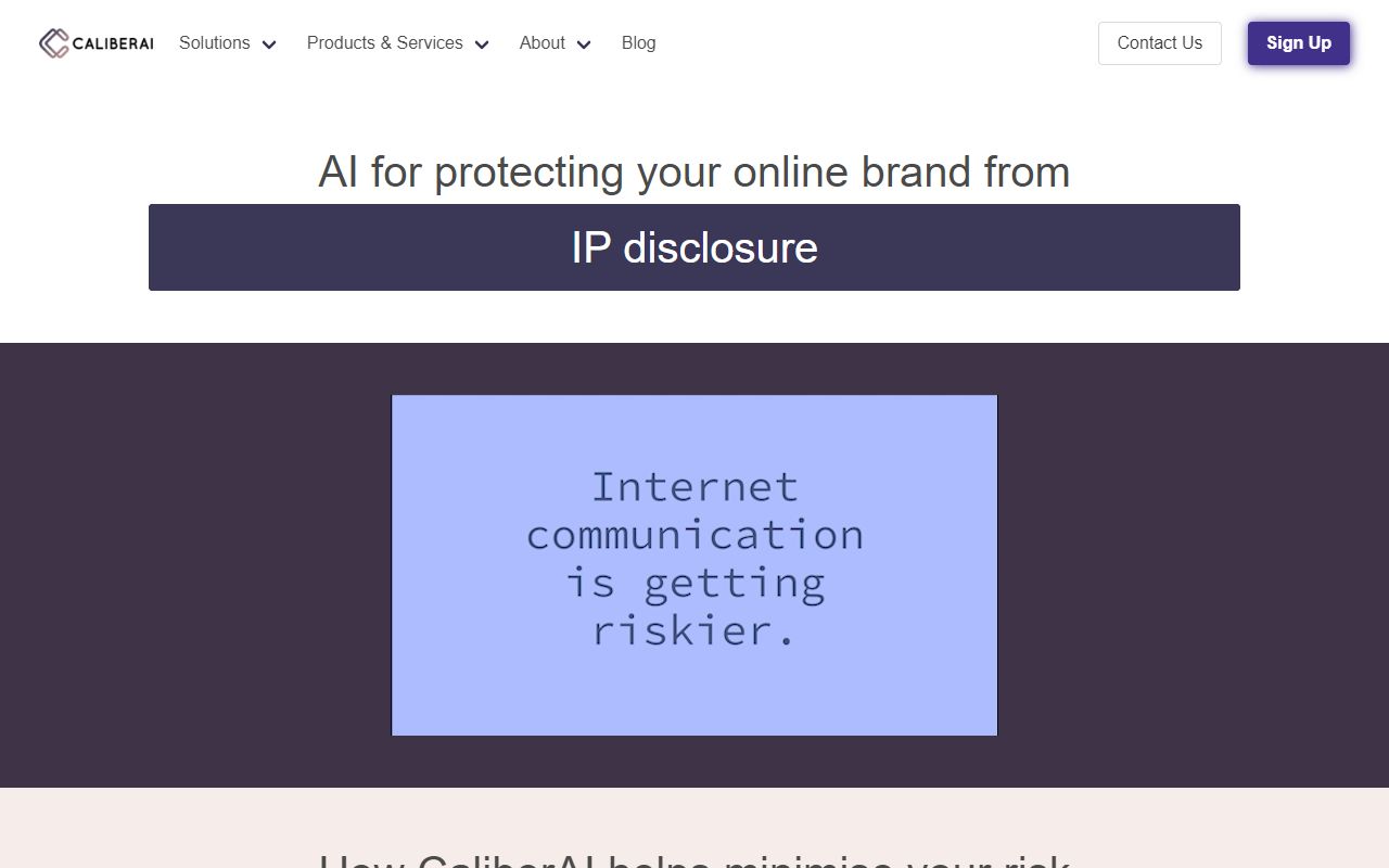 CaliberAI screenshot