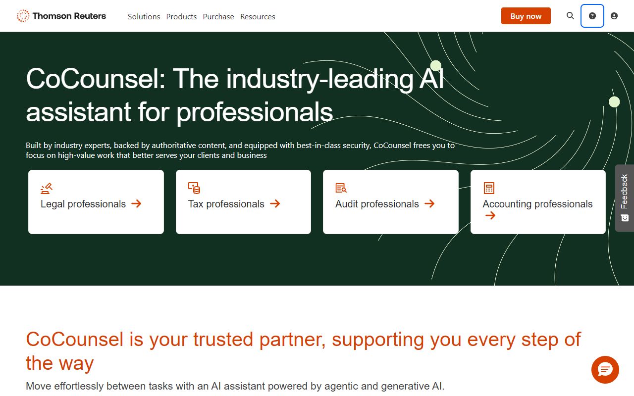 Casetext CoCounsel - website preview