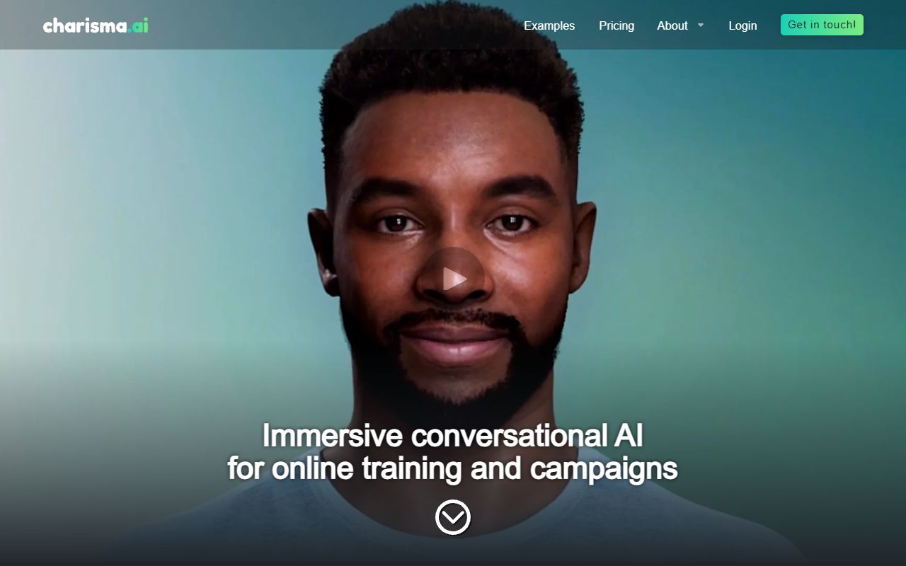 charisma - website preview