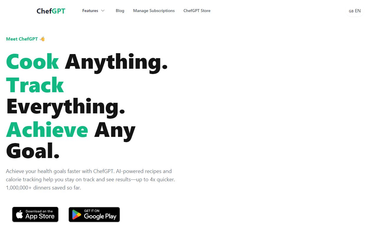 ChefGPT screenshot