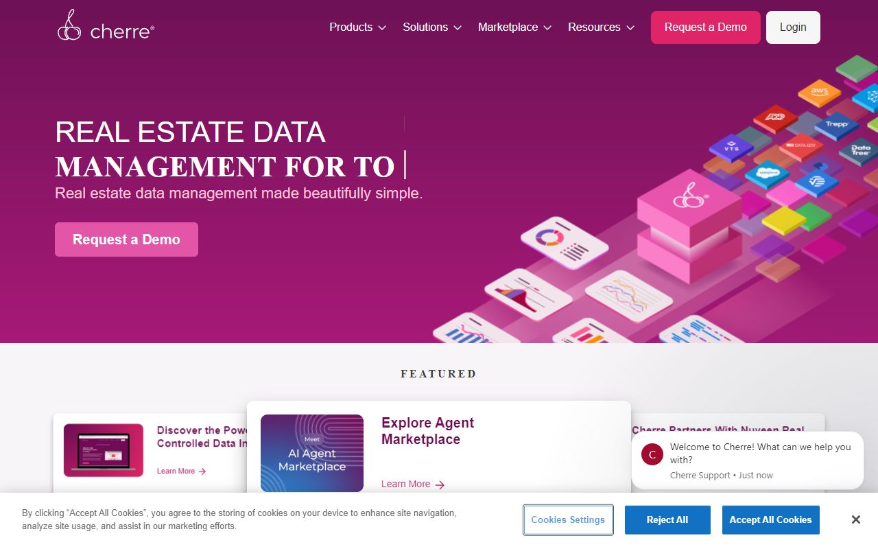 Cherre - website preview