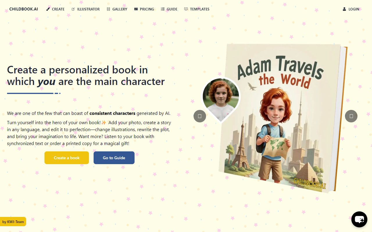 Childbook - website preview