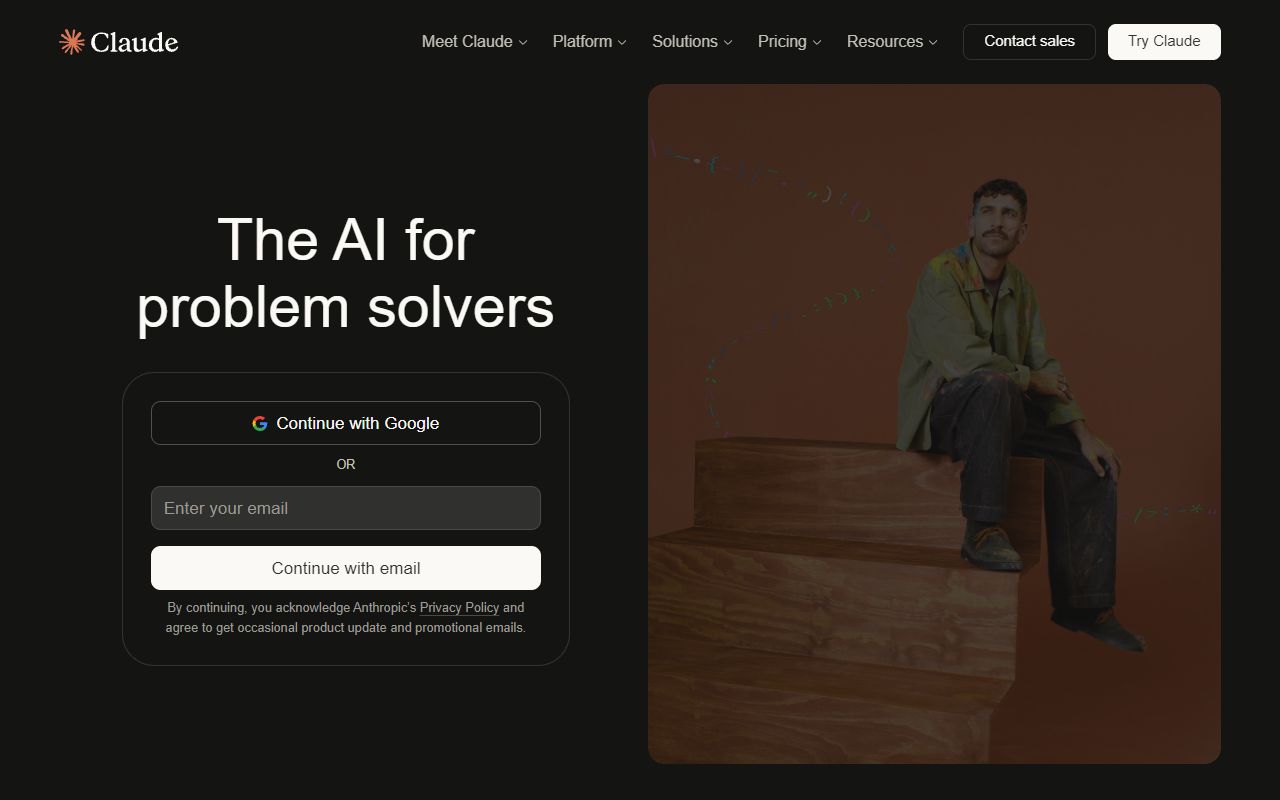 Claude - website preview