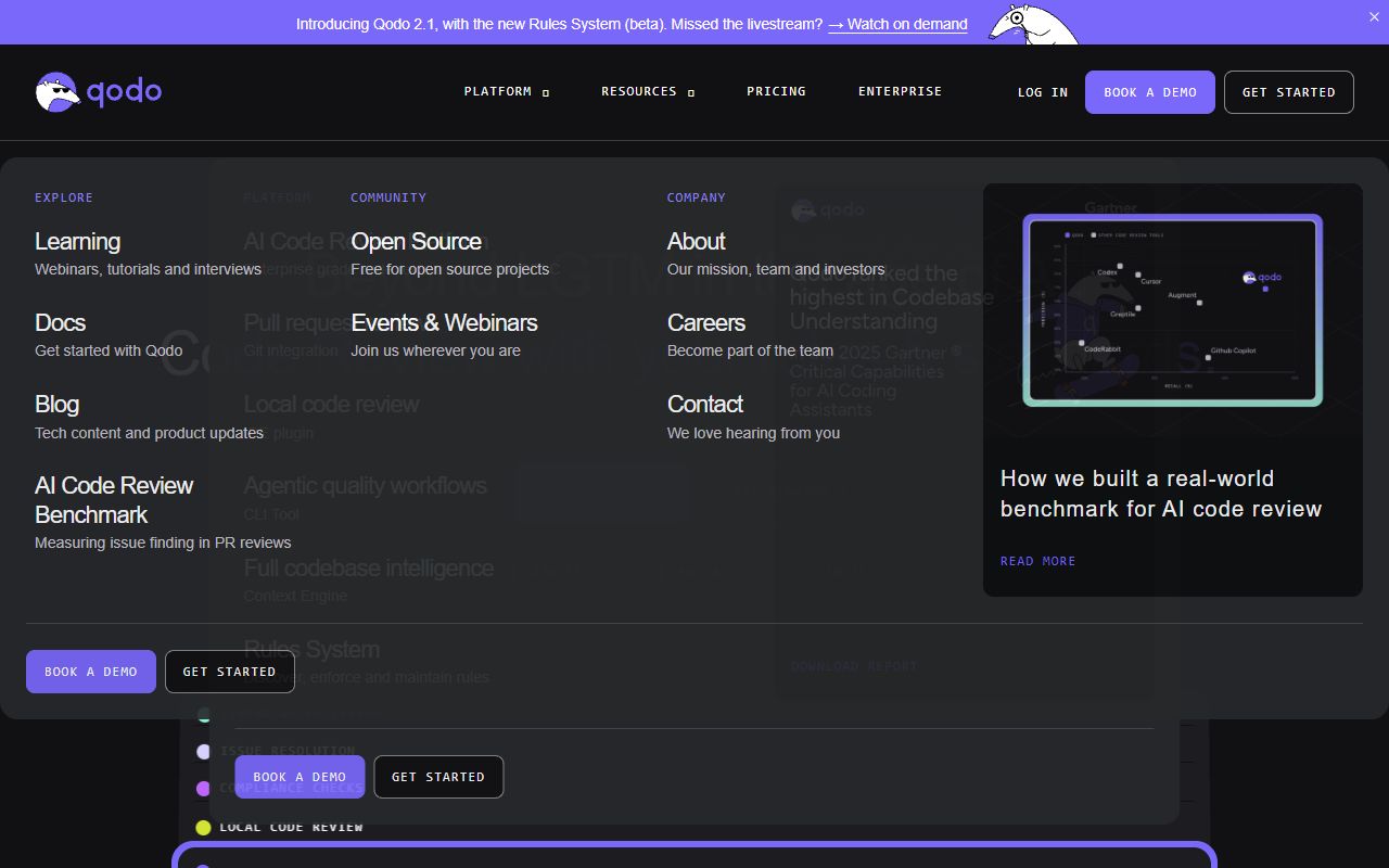 CodiumAI - website preview