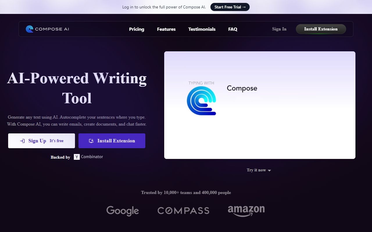 Compose AI screenshot