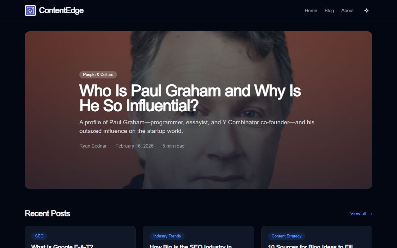 Contentedge screenshot