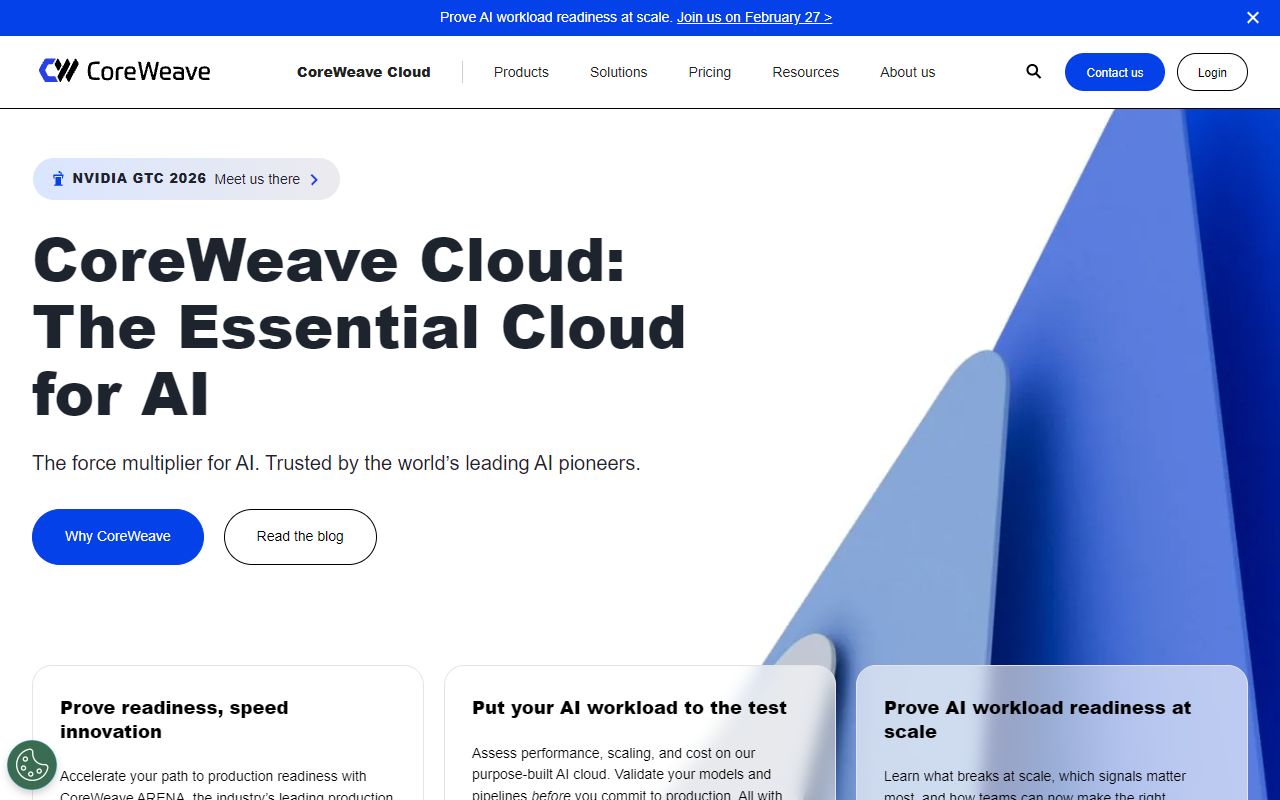 CoreWeave screenshot