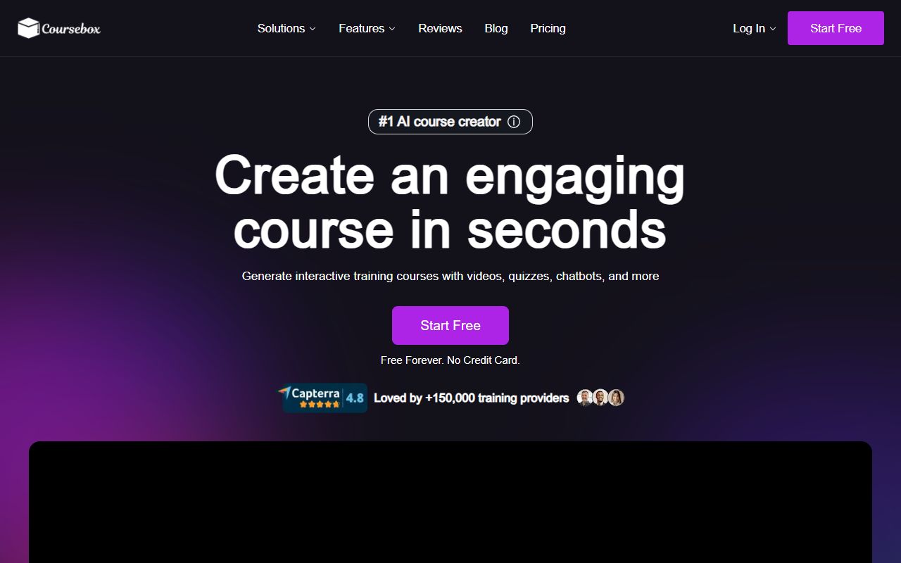Coursebox screenshot