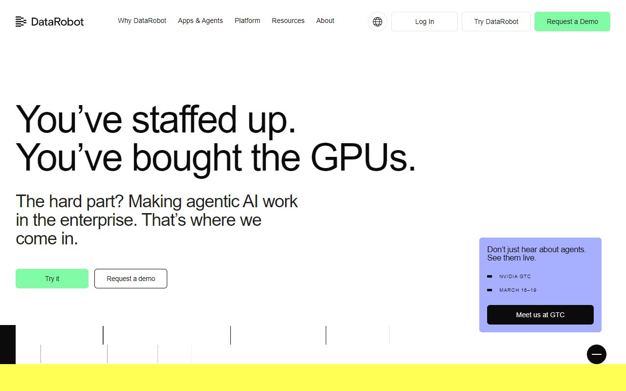 DataRobot screenshot