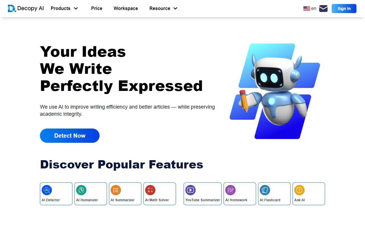 Decopy AI screenshot