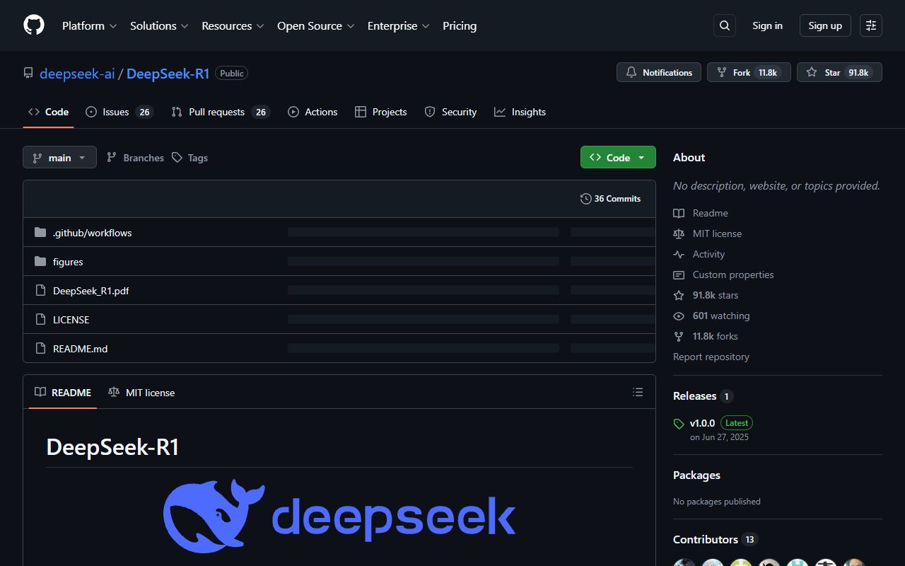 DeepSeek-R1 screenshot