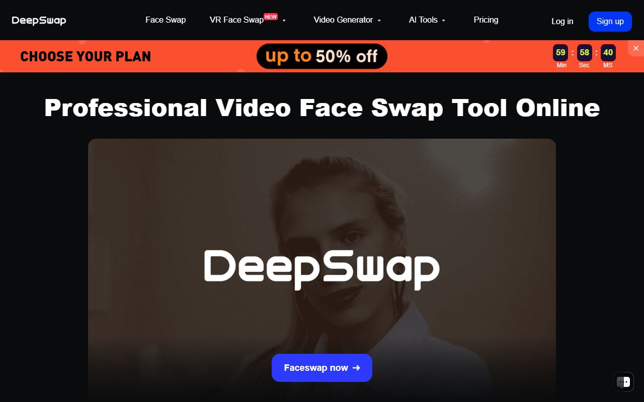Deepswap screenshot