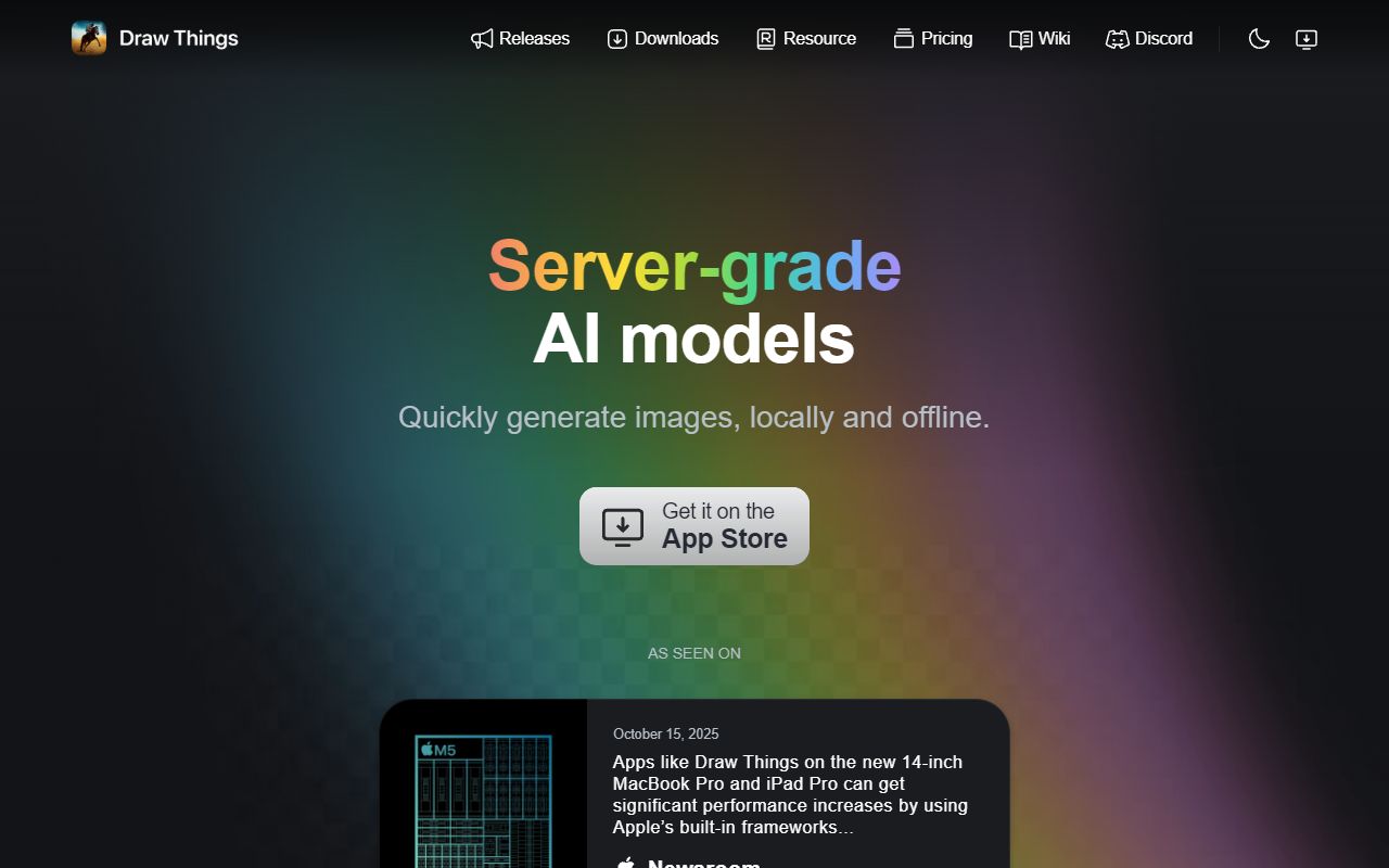 Draw Things screenshot