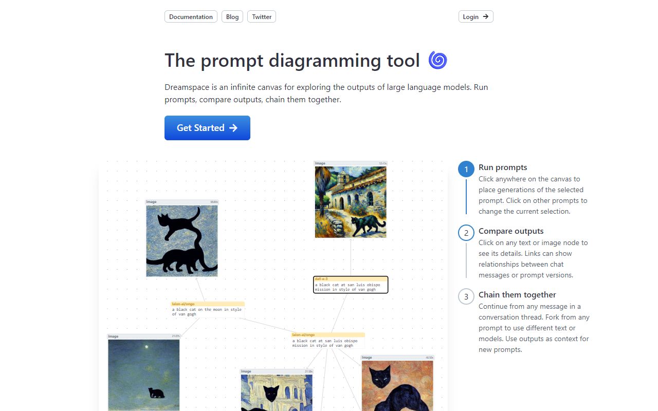 Dreamspace.art screenshot