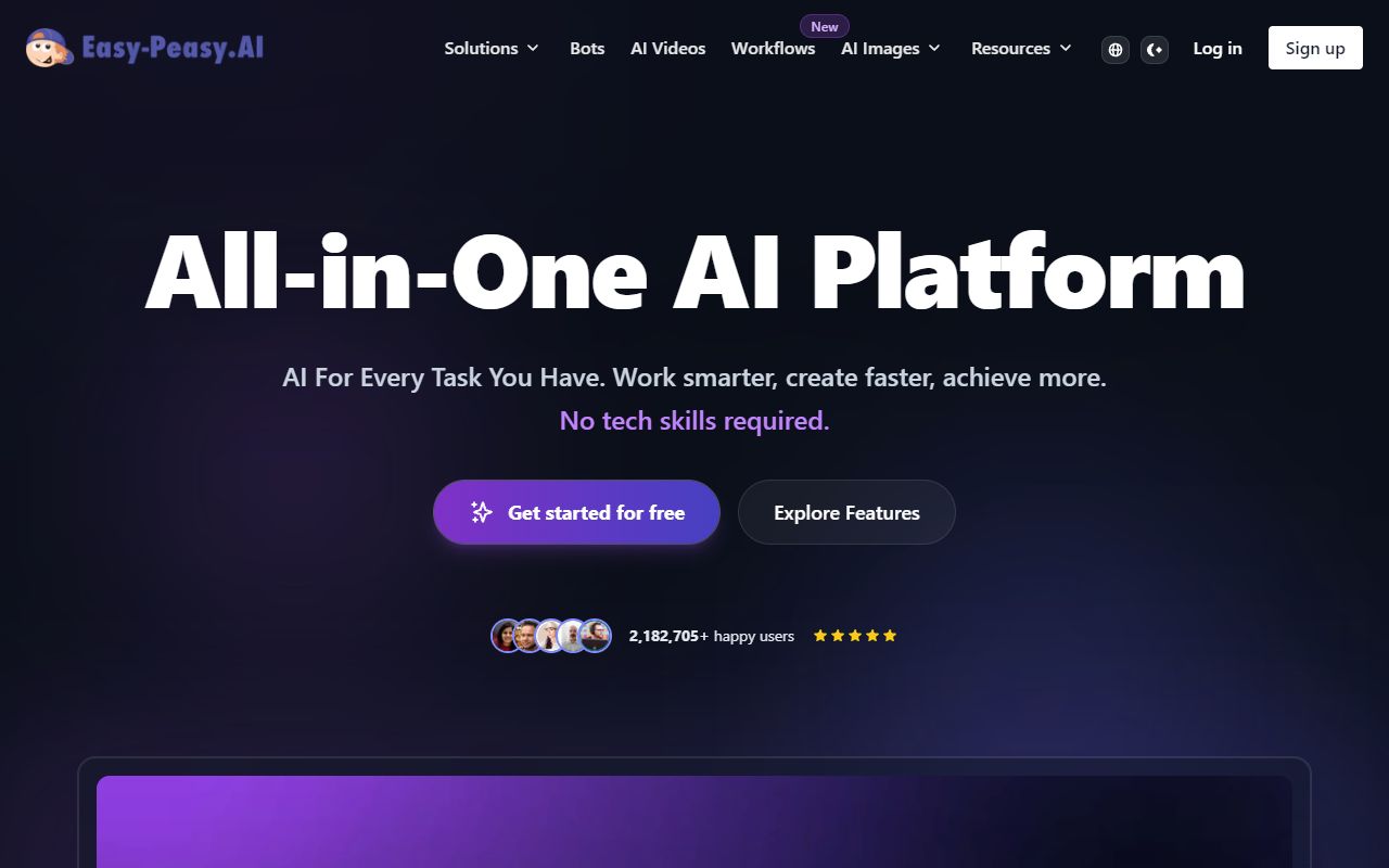 Easy-Peasy.AI screenshot