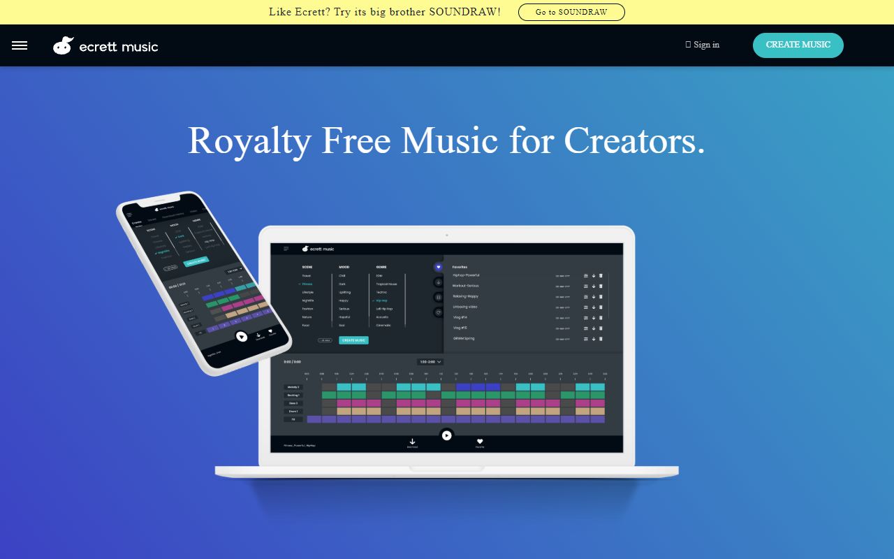 Ecrett Music screenshot