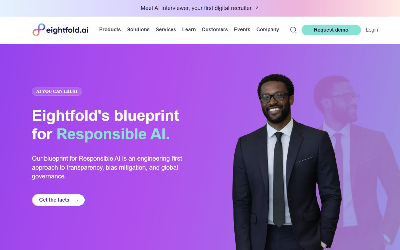 Eightfold - website preview