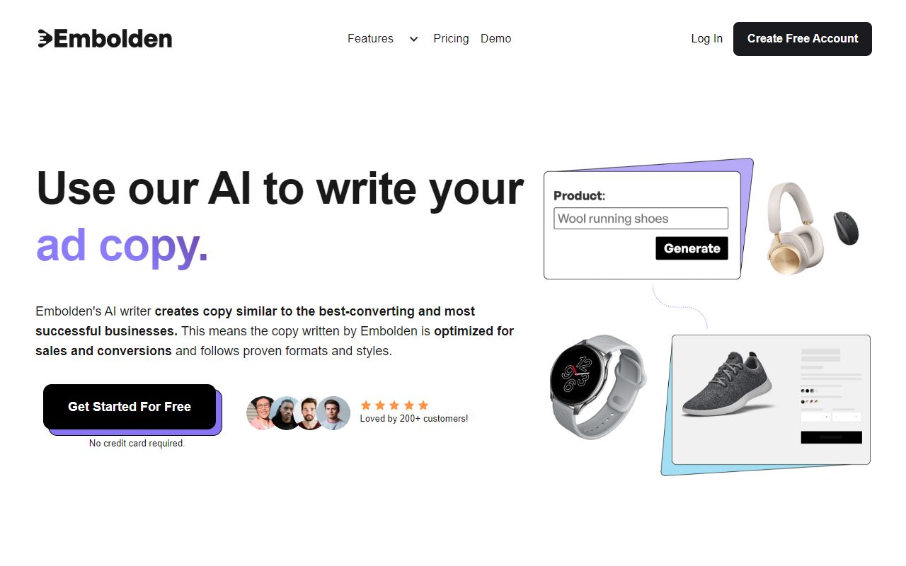 Embolden - website preview