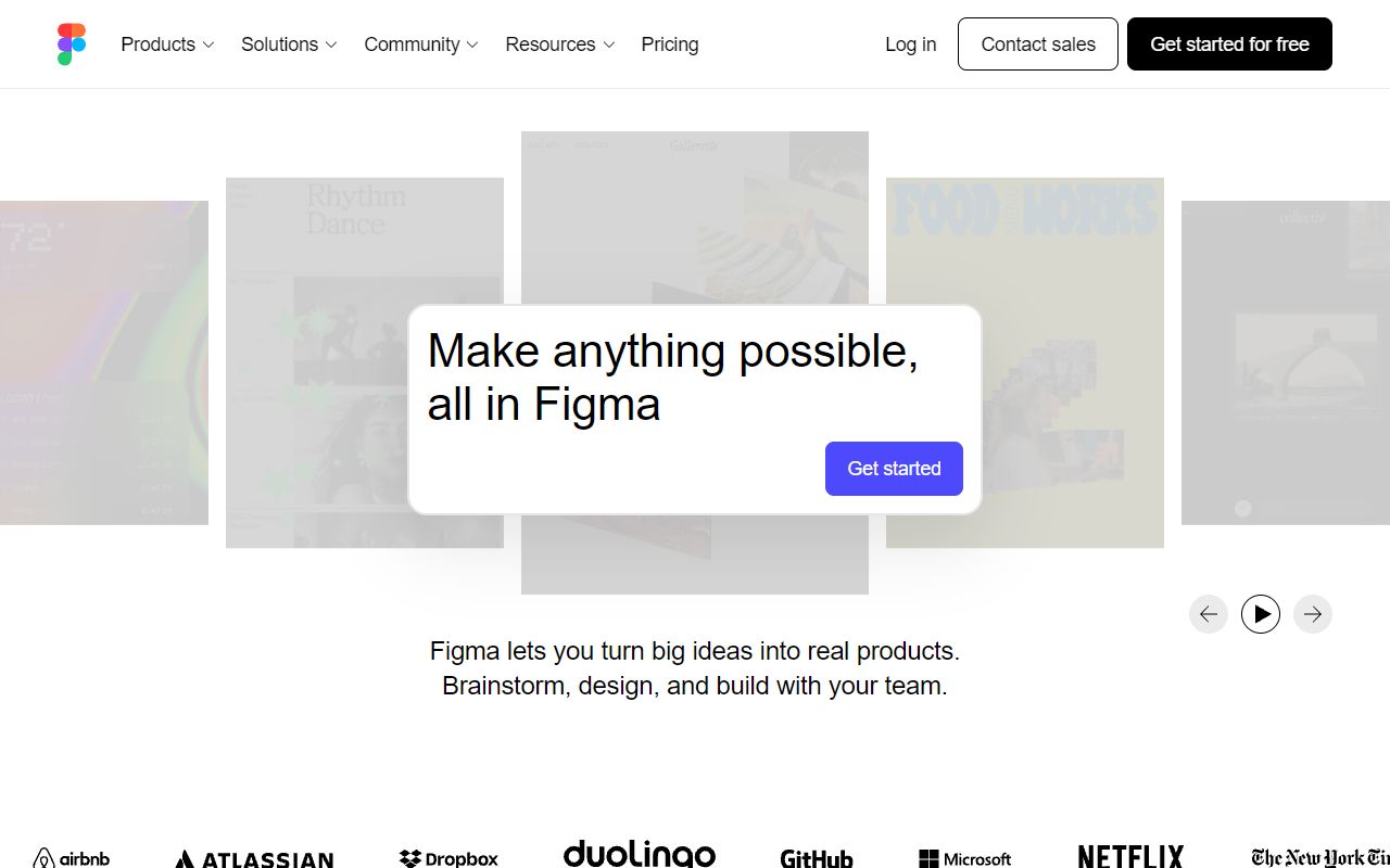 Figma AI - website preview
