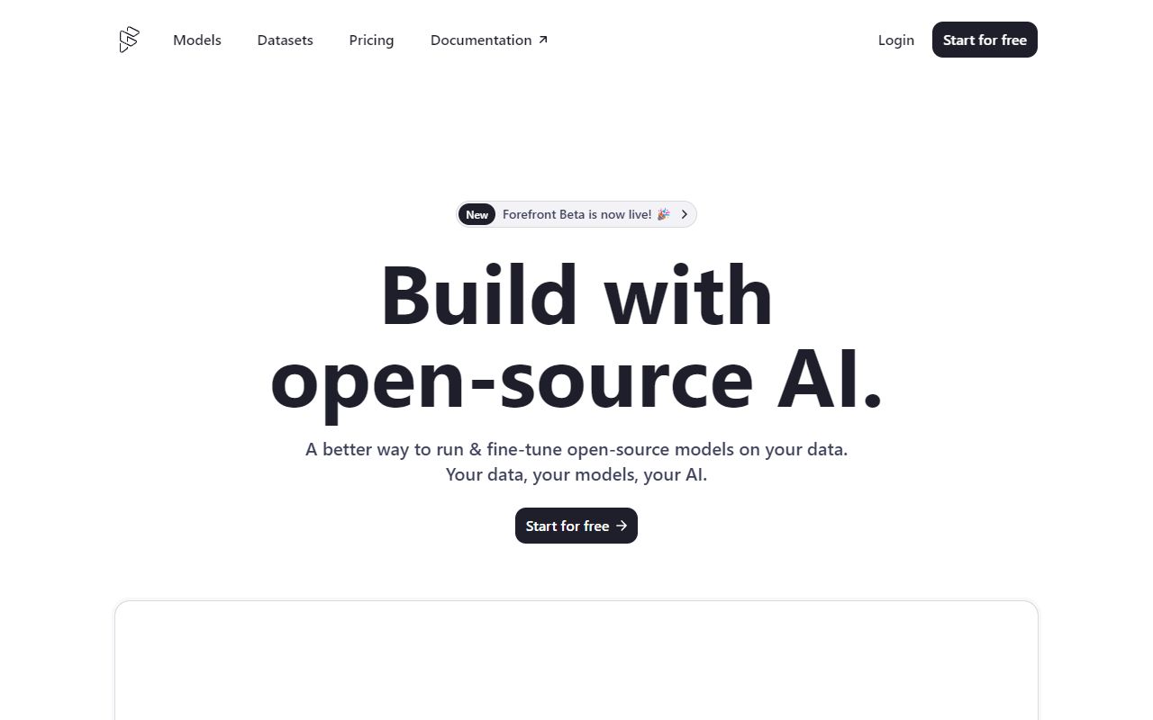 Forefront screenshot
