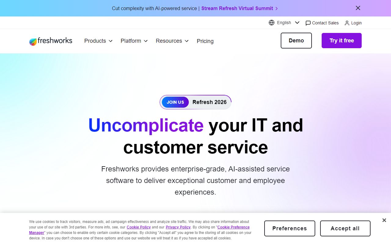 Freshdesk Freddy screenshot