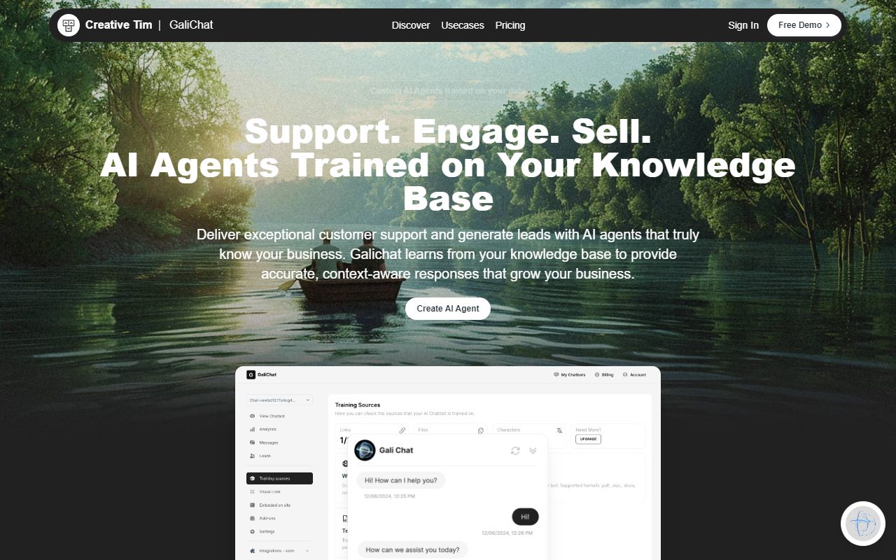 Galichat.com screenshot