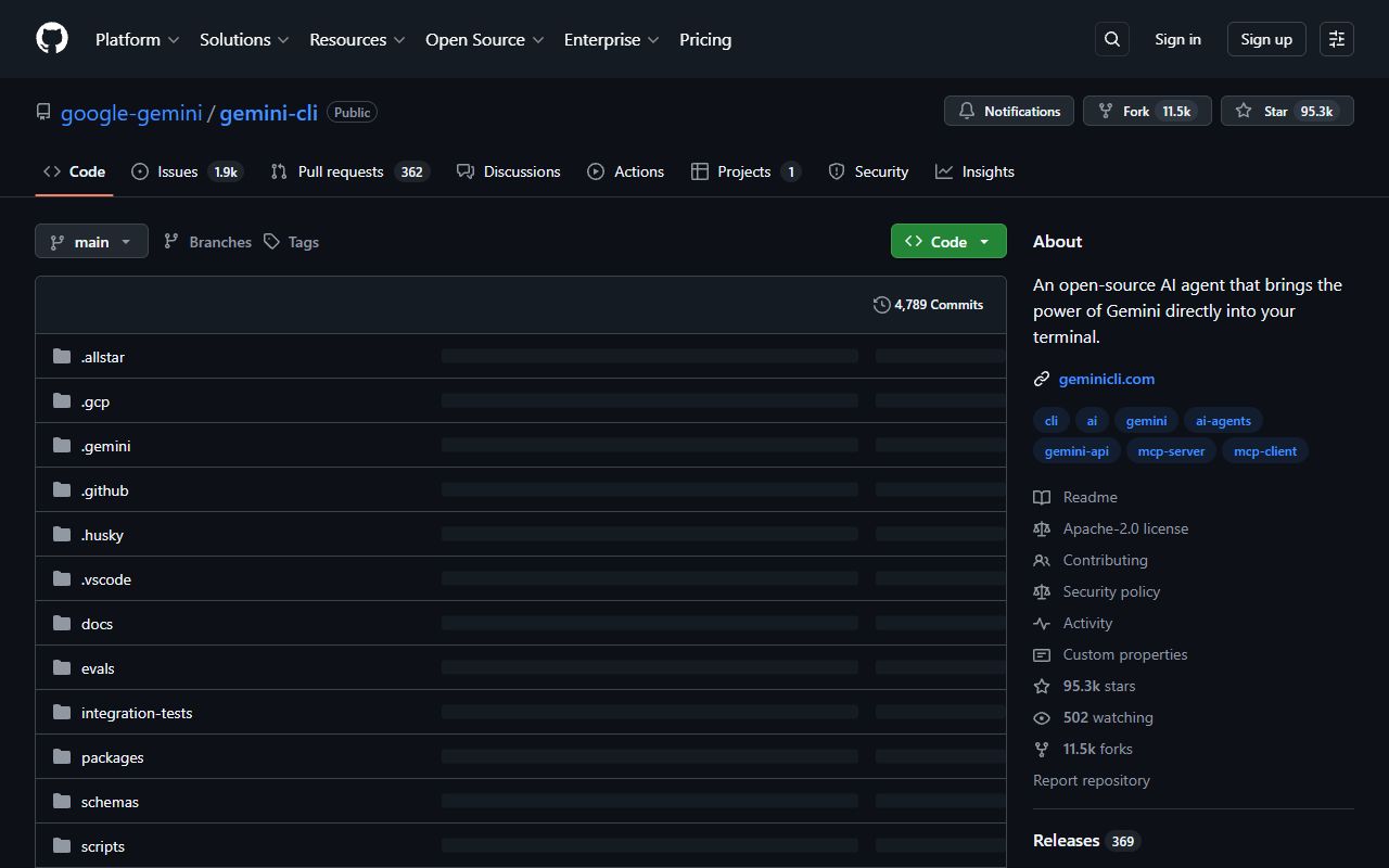 Gemini CLI screenshot