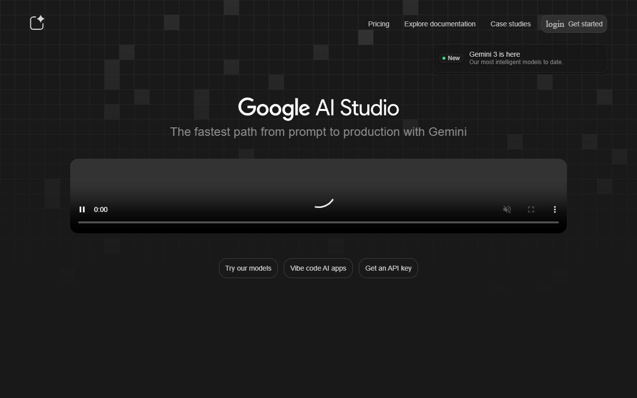 Google AI Studio screenshot