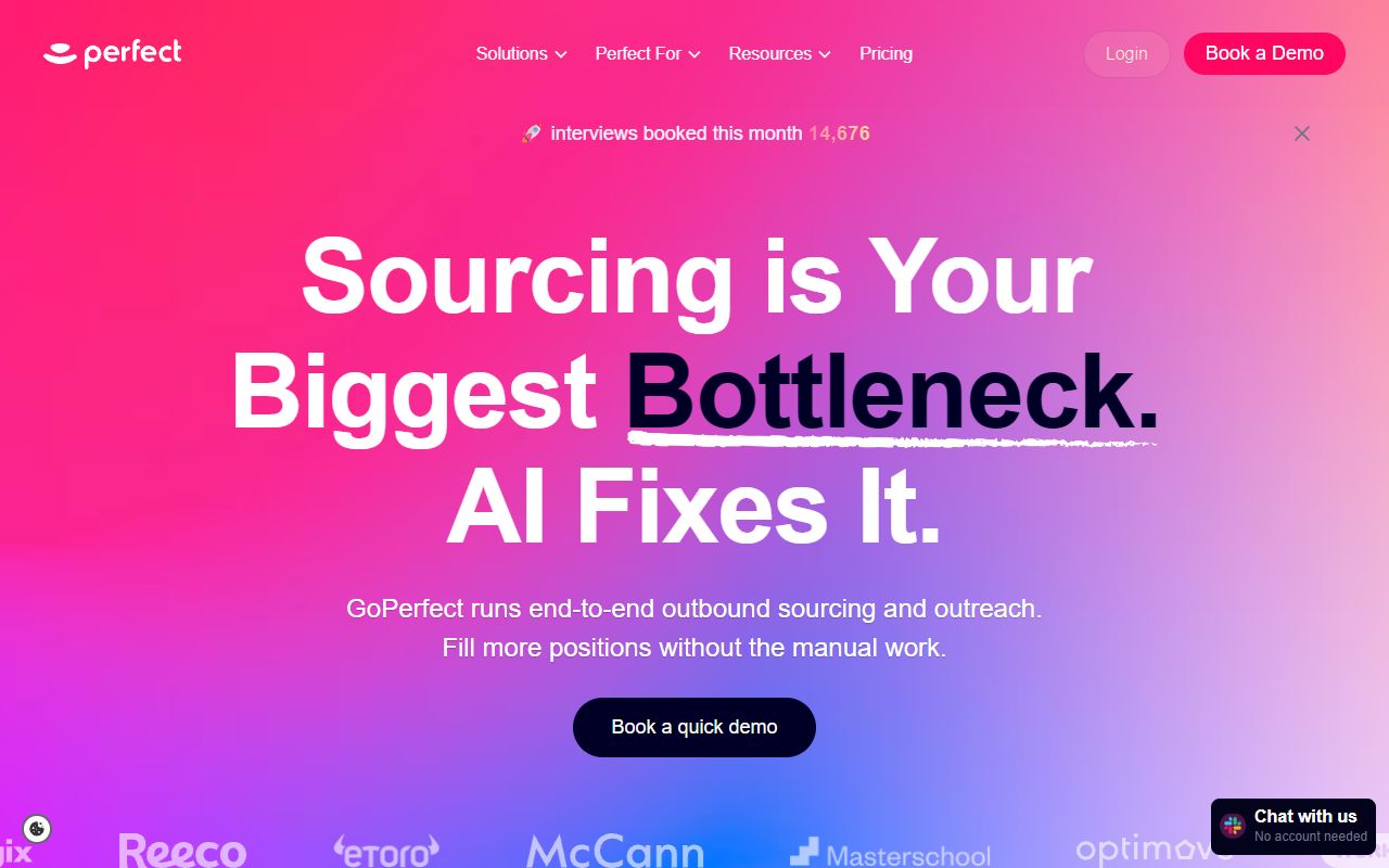 GoPerfect - website preview