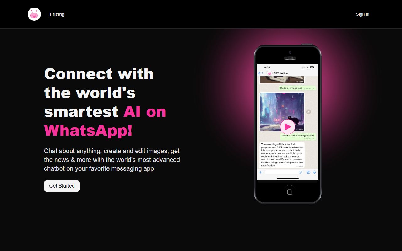 GPT Hotline screenshot