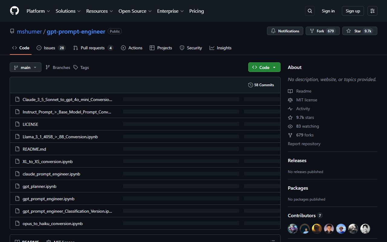 GPT Prompt Engineer screenshot