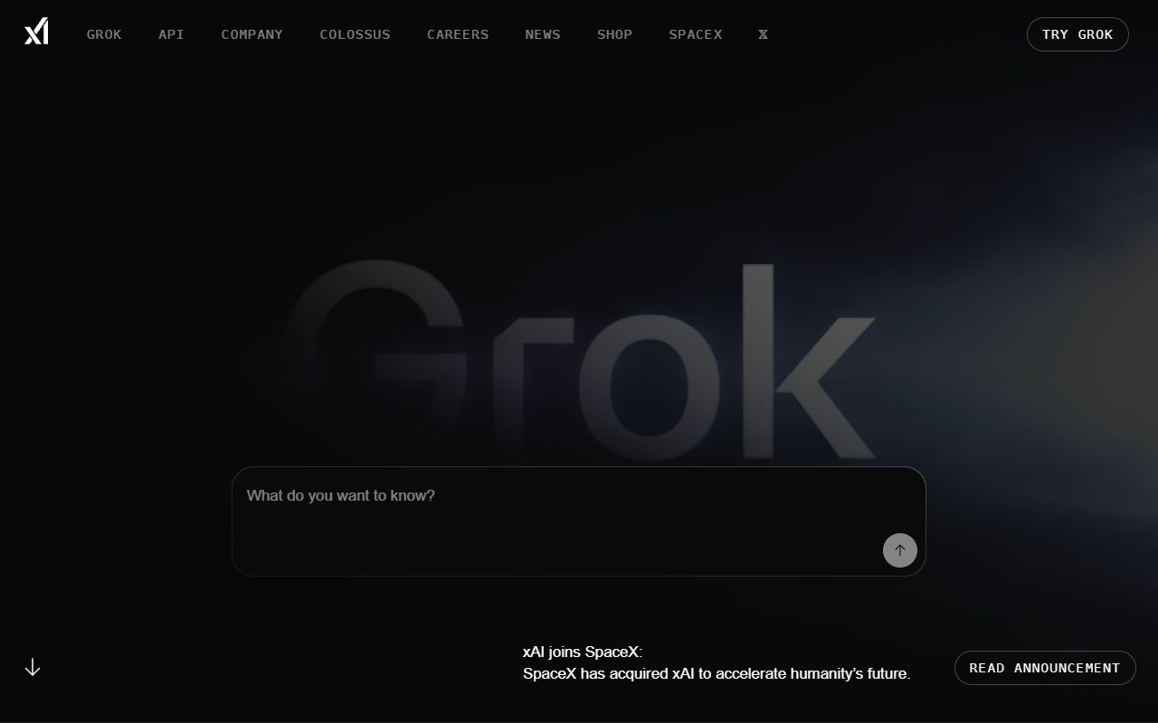 Grok screenshot