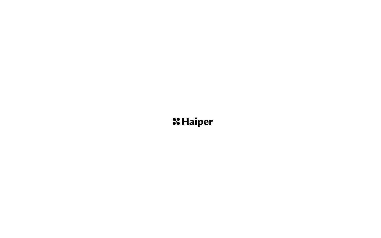 Haiper - website preview
