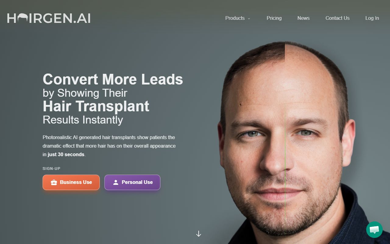 Hairgen AI screenshot