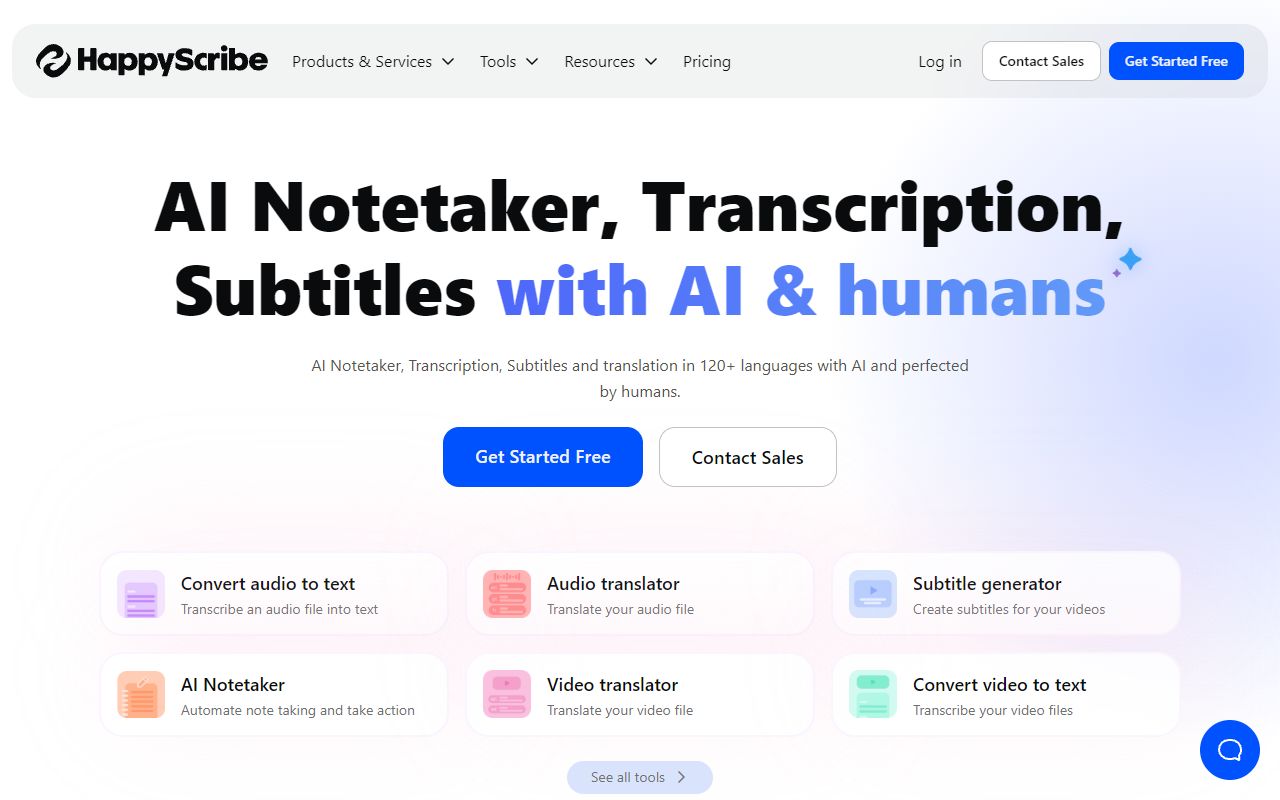 Happy Scribe screenshot